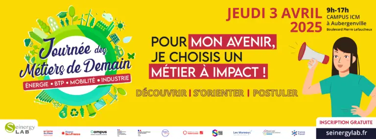 Inscrivez-vous à la Journée des Métiers de Demain du 3 avril 2025