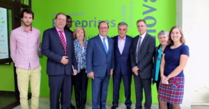 Visite de François Hollande chez SEINERGY LAB